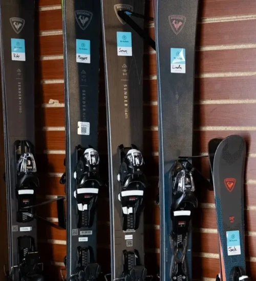 Ski Butlers ski and snowboard equipment rack