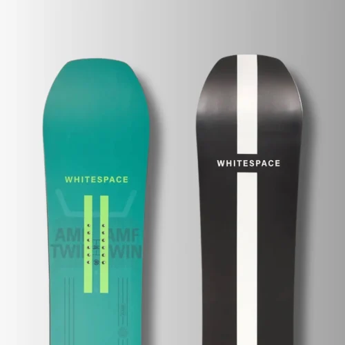 Whitespace snowboard, teal top sheet