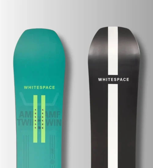 Whitespace snowboard, teal top sheet