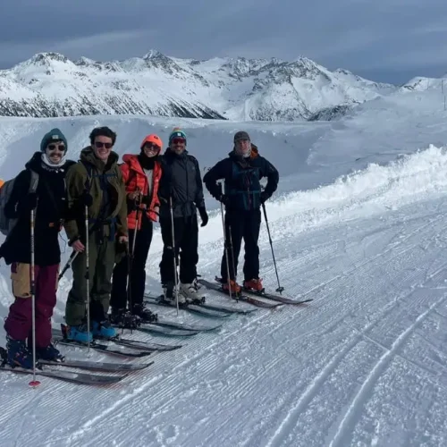 Ski Butlers group on the slopes