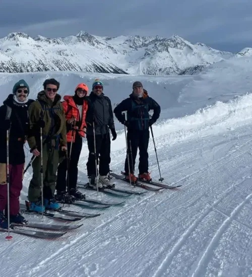 Ski Butlers group on the slopes