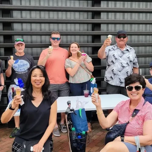 group-holding-ice-cream-cones