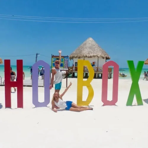 Private Holbox Island tour â€” boat ride and coastal views