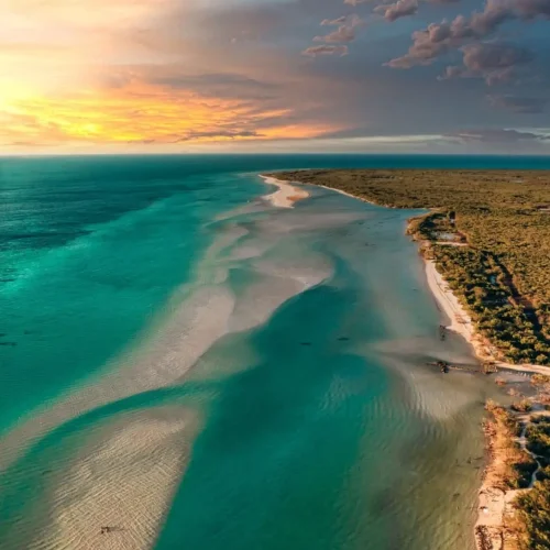 Holbox Island day trip from CancÃºn â€” beach and ocean scenery
